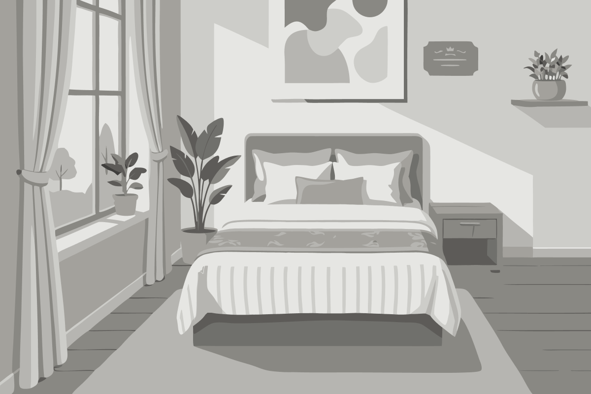 Doppelzimmer mit Poolblick
